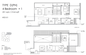 claydence-99-still-road-singapore-floor-plan-4-bedroom+1-type-D(PH)-2164sqft